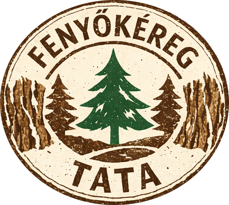 Fenyőkéreg Tata Logó